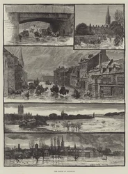 Die Überschwemmungen in Salisbury